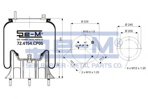 SEM LASTIK 72.4154.CP05