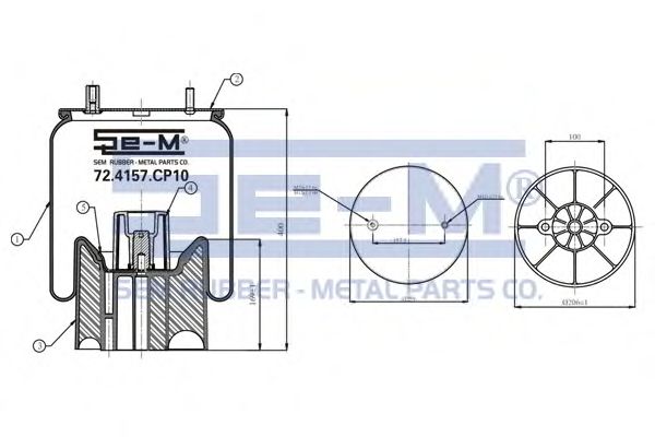 SEM LASTIK 72.4157.CP10