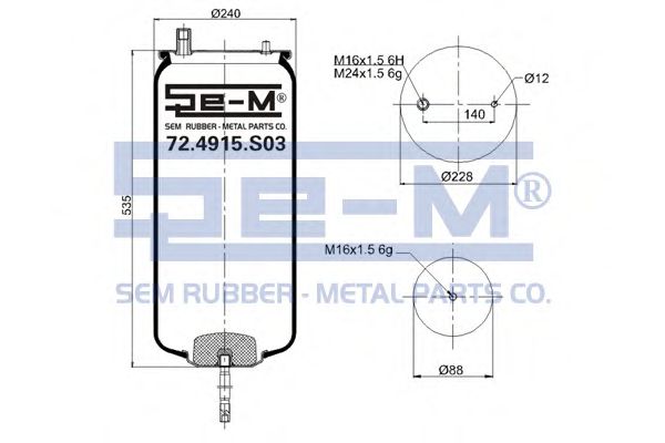 SEM LASTIK 72.4915.S03 SEM LASTIK 72.4915.S03
