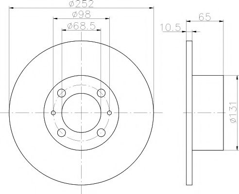 HELLA PAGID 8DD 355 100-301