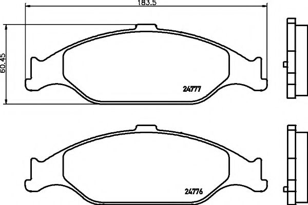 HELLA PAGID 8DB 355 014-611 HELLA PAGID 8DB 355 014-611