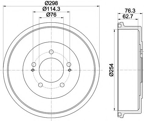 HELLA PAGID 8DT 355 301-861 HELLA PAGID 8DT 355 301-861