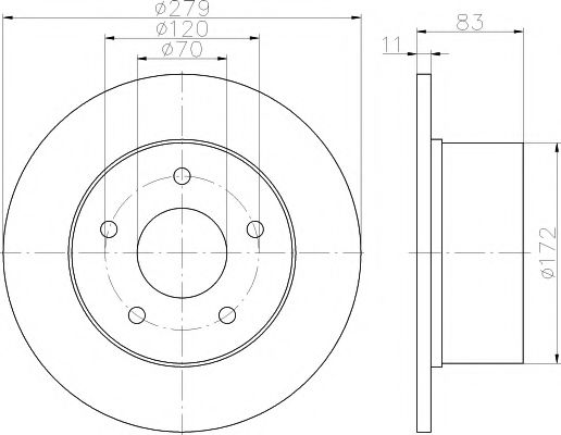 HELLA PAGID 8DD 355 119-731 HELLA PAGID 8DD 355 119-731