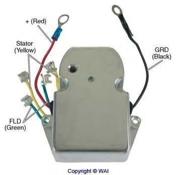 Регулятор генератора WAIglobal M5-329A Регулятор генератора WAIglobal M5-329A
