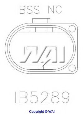 Регулятор генератора WAIglobal IB5289 Регулятор генератора WAIglobal IB5289