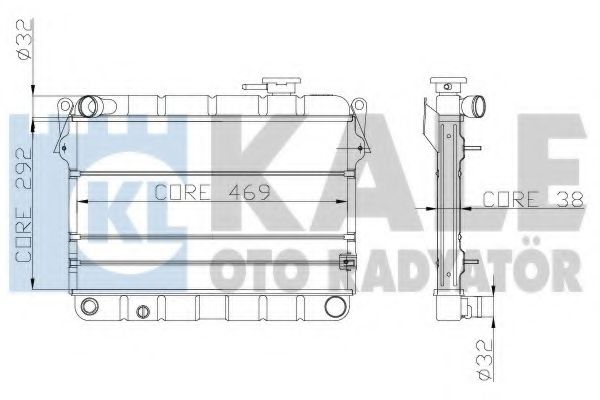 KALE OTO RADYATÖR 102300