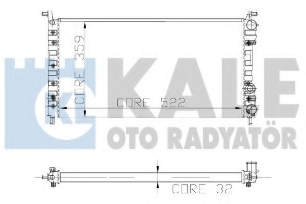 KALE OTO RADYATÖR 102400