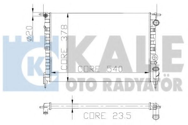 KALE OTO RADYATÖR 108300