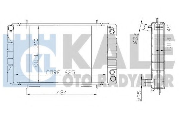 KALE OTO RADYATÖR 116099