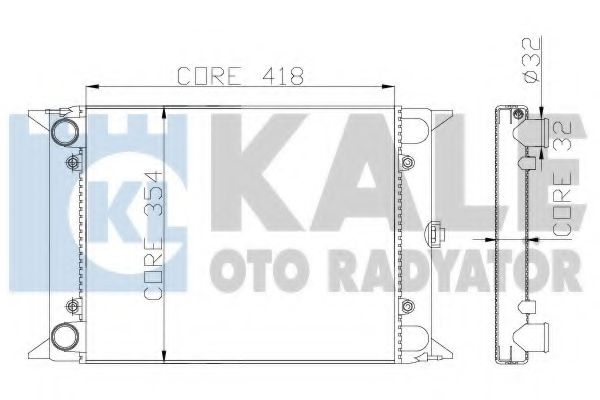 KALE OTO RADYATÖR 123500