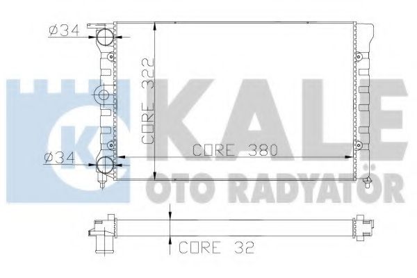 KALE OTO RADYATÖR 139400