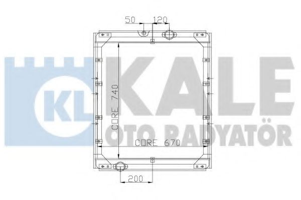 KALE OTO RADYATÖR 165500