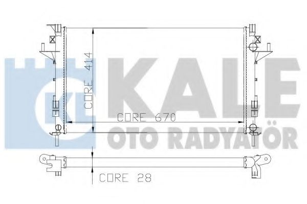 KALE OTO RADYATÖR 207300