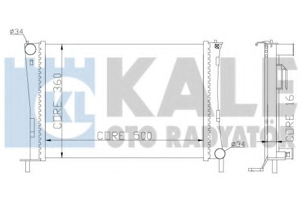 KALE OTO RADYATÖR 349600