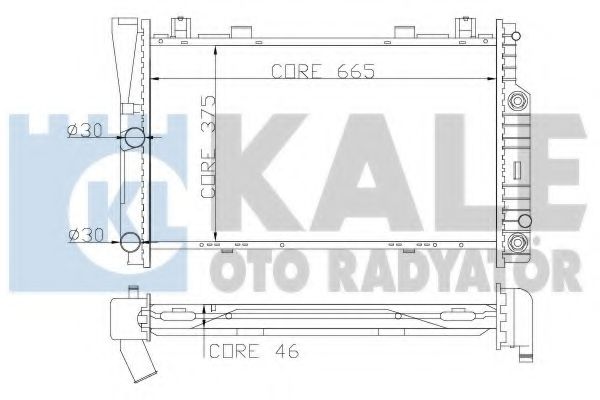 KALE OTO RADYATÖR 351700