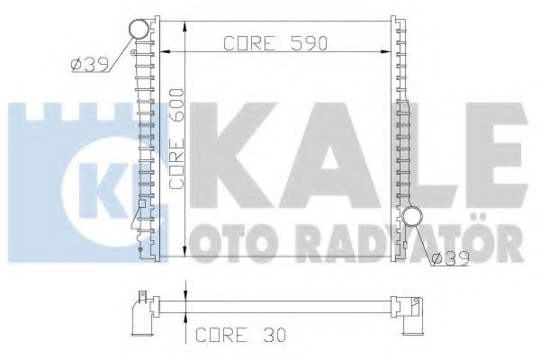 KALE OTO RADYATÖR 354300