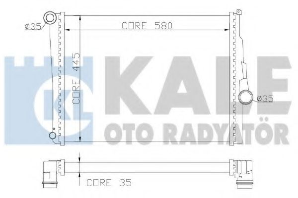 KALE OTO RADYATÖR 354400