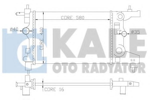 KALE OTO RADYATÖR 355200