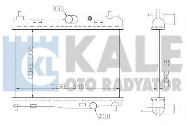 KALE OTO RADYATÖR 356100