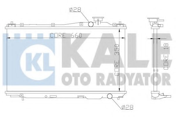 KALE OTO RADYATÖR 357000