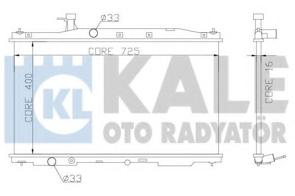 KALE OTO RADYATÖR 357300