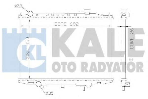 KALE OTO RADYATÖR 362900