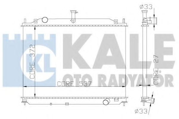 KALE OTO RADYATÖR 369500
