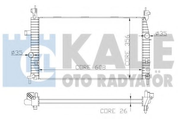 KALE OTO RADYATÖR 342070