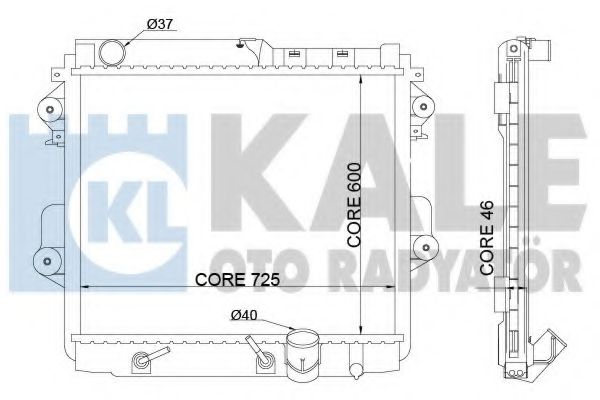 KALE OTO RADYATÖR 342145