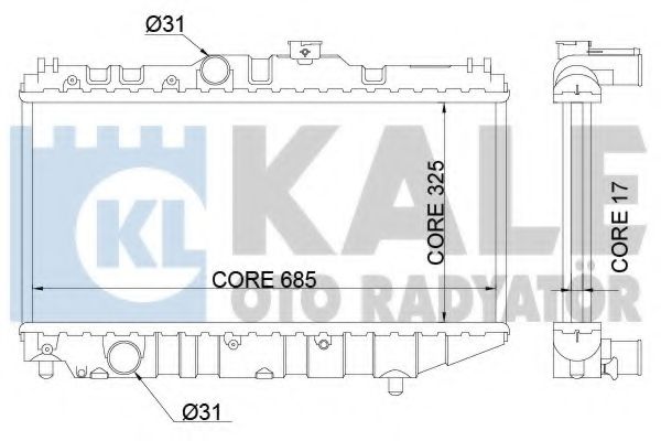 KALE OTO RADYATÖR 342160
