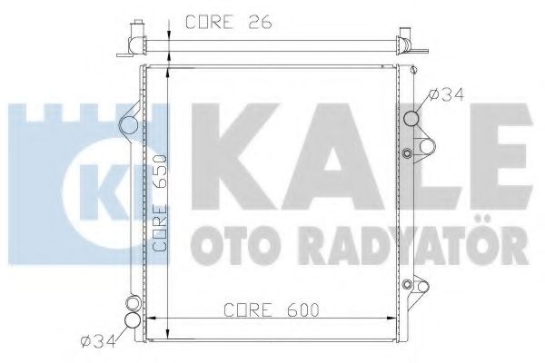 KALE OTO RADYATÖR 342180