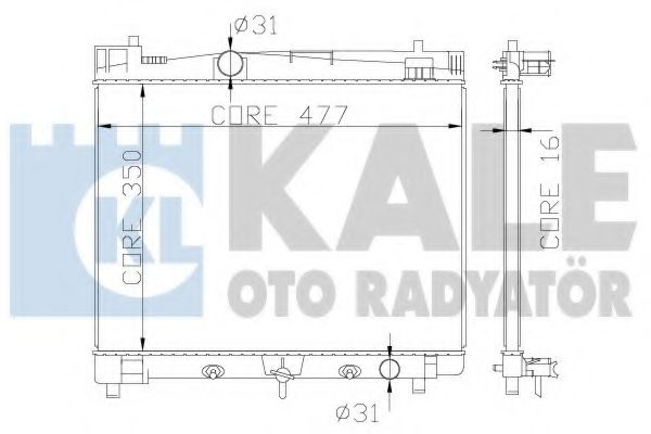 KALE OTO RADYATÖR 342210