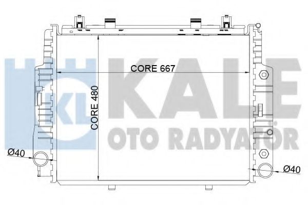 KALE OTO RADYATÖR 351300