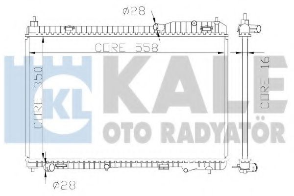 KALE OTO RADYATÖR 356000