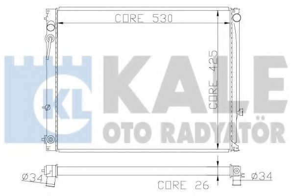 KALE OTO RADYATÖR 365200 KALE OTO RADYATÖR 365200