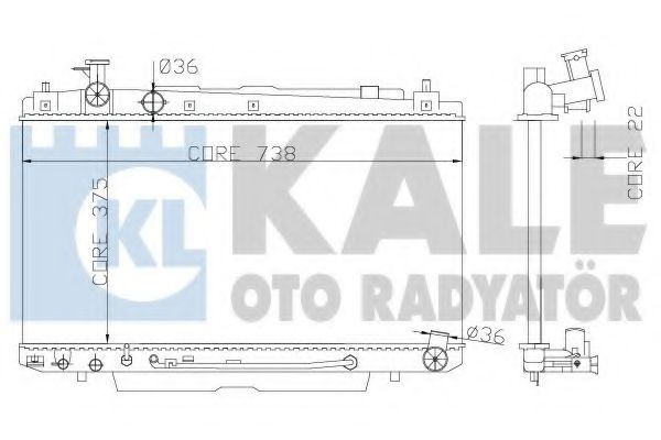 KALE OTO RADYATÖR 366100