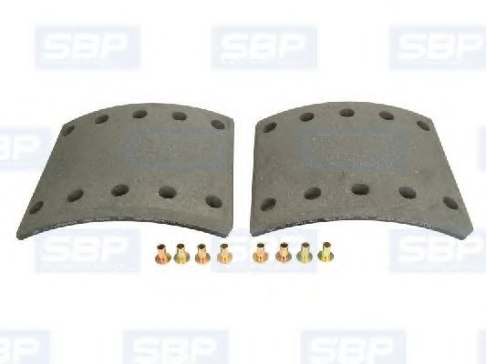 Комплект тормозных башмаков, барабанные тормоза SBP 07-L19032-N20 Комплект тормозных башмаков, барабанные тормоза SBP 07-L19032-N20