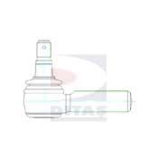 Наконечник поперечной рулевой тяги DITAS A3-3197 Наконечник поперечной рулевой тяги DITAS A3-3197