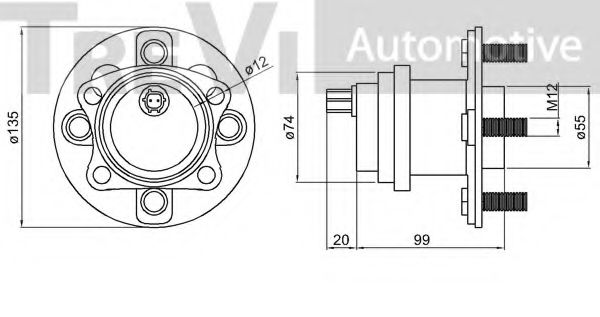 TREVI AUTOMOTIVE WB1005