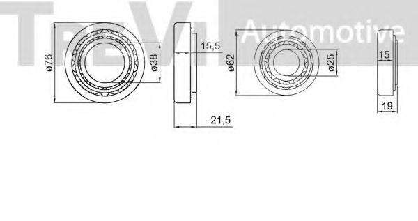 TREVI AUTOMOTIVE WB1097