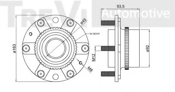 TREVI AUTOMOTIVE WB1101 TREVI AUTOMOTIVE WB1101