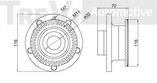 TREVI AUTOMOTIVE WB1113