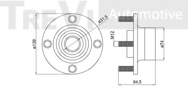 TREVI AUTOMOTIVE WB1133