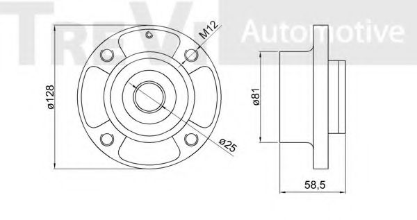 TREVI AUTOMOTIVE WB1284