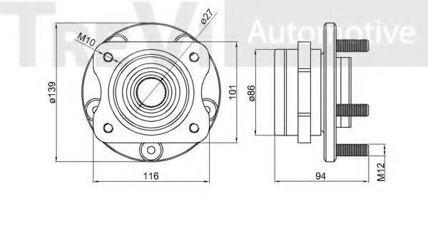 TREVI AUTOMOTIVE WB1360