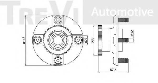 TREVI AUTOMOTIVE WB1432