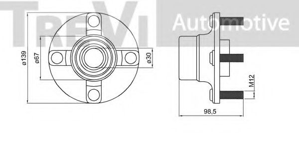TREVI AUTOMOTIVE WB1451
