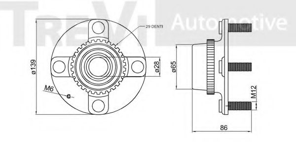 TREVI AUTOMOTIVE WB1457