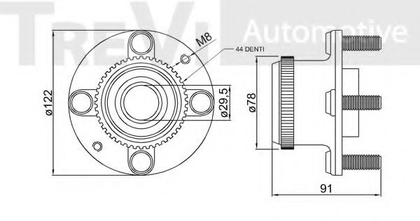 TREVI AUTOMOTIVE WB1463