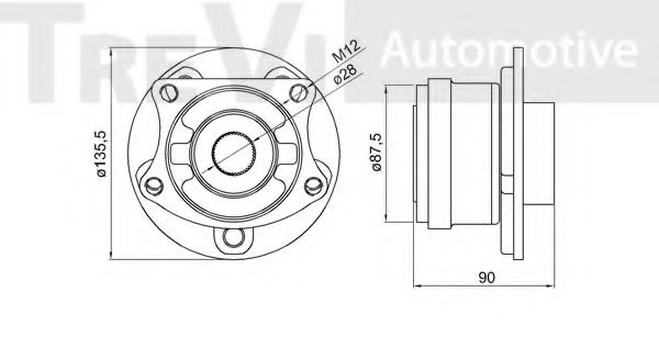 TREVI AUTOMOTIVE WB1704